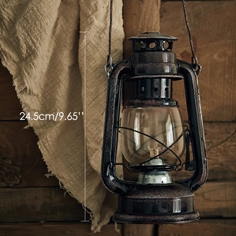 Retro Iron Kerosene Lamp with Wick Vintage Photography Props Home Decoration for Coffee Shop Figurines Miniatures Kerosene Lamp Retro Iron Kerosene Lamp with Wick Vintage Photography Props Home Decoration for Coffee Shop Figurines Miniatures Kerosene Lamp