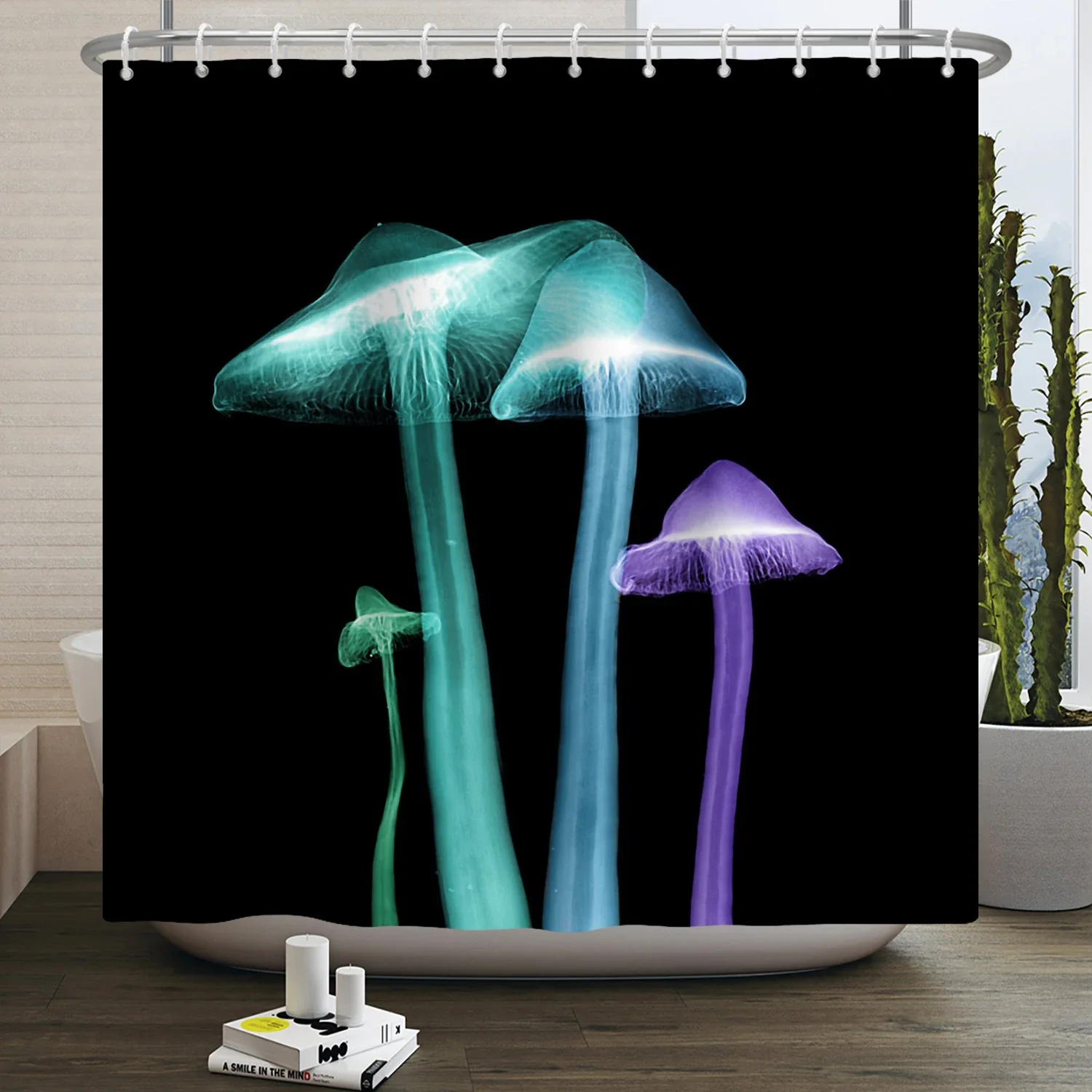 Psychedelic Triangle Mushroom Shower Curtain Magic Butterfly Moon Castle Jungle Polyester Fabric Hanging Curtains Bathroom Decor Psychedelic Triangle Mushroom Shower Curtain Magic Butterfly Moon Castle Jungle Polyester Fabric Hanging Curtains Bathroom Decor