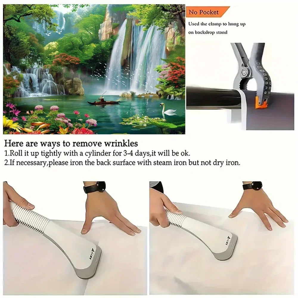 VIKAMA Fantasy Forest Mushroom Swing Tapestry Living Room Sofa Bedroom Background Wall Scandinavian Ins Style Decoration