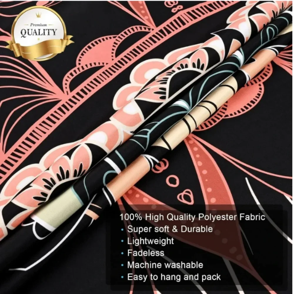 VIKAMA Fantasy Forest Mushroom Swing Tapestry Living Room Sofa Bedroom Background Wall Scandinavian Ins Style Decoration