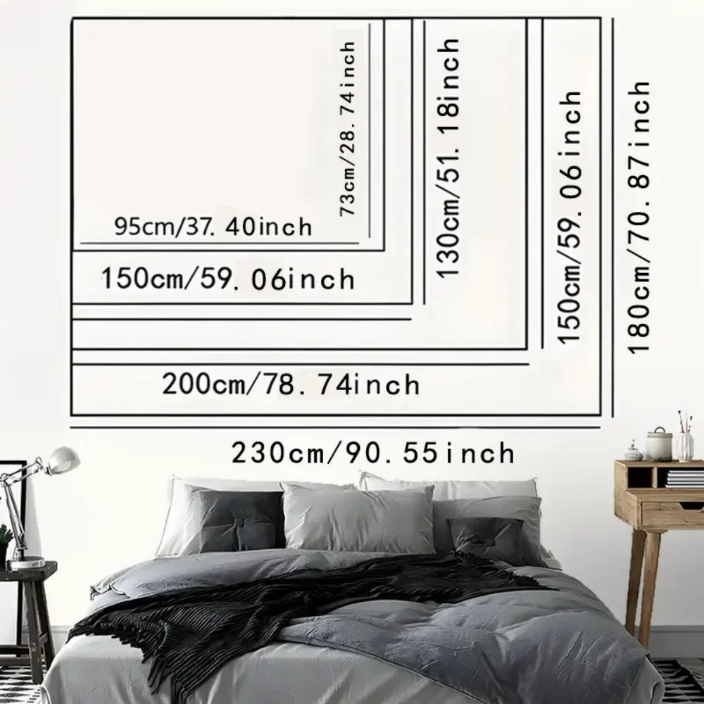 VIKAMA Fantasy Forest Mushroom Swing Tapestry Living Room Sofa Bedroom Background Wall Scandinavian Ins Style Decoration