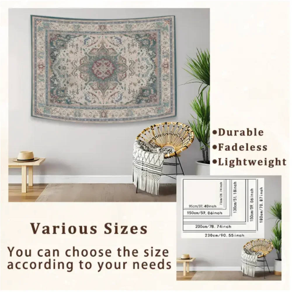 VIKAMA Fantasy Forest Mushroom Swing Tapestry Living Room Sofa Bedroom Background Wall Scandinavian Ins Style Decoration