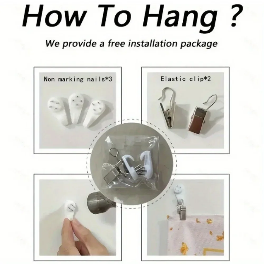 VIKAMA Fantasy Forest Mushroom Swing Tapestry Living Room Sofa Bedroom Background Wall Scandinavian Ins Style Decoration