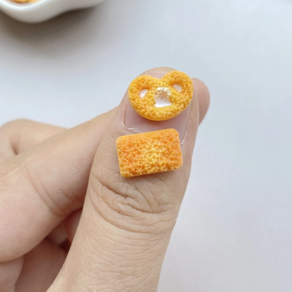 50Pcs Cute Mini Cartoon Simulated Cookies Nail Art Resin Designer Charms DIY Craft For Nail 3D Decorations Jewelry 50Pcs Cute Mini Cartoon Simulated Cookies Nail Art Resin Designer Charms DIY Craft For Nail 3D Decorations Jewelry