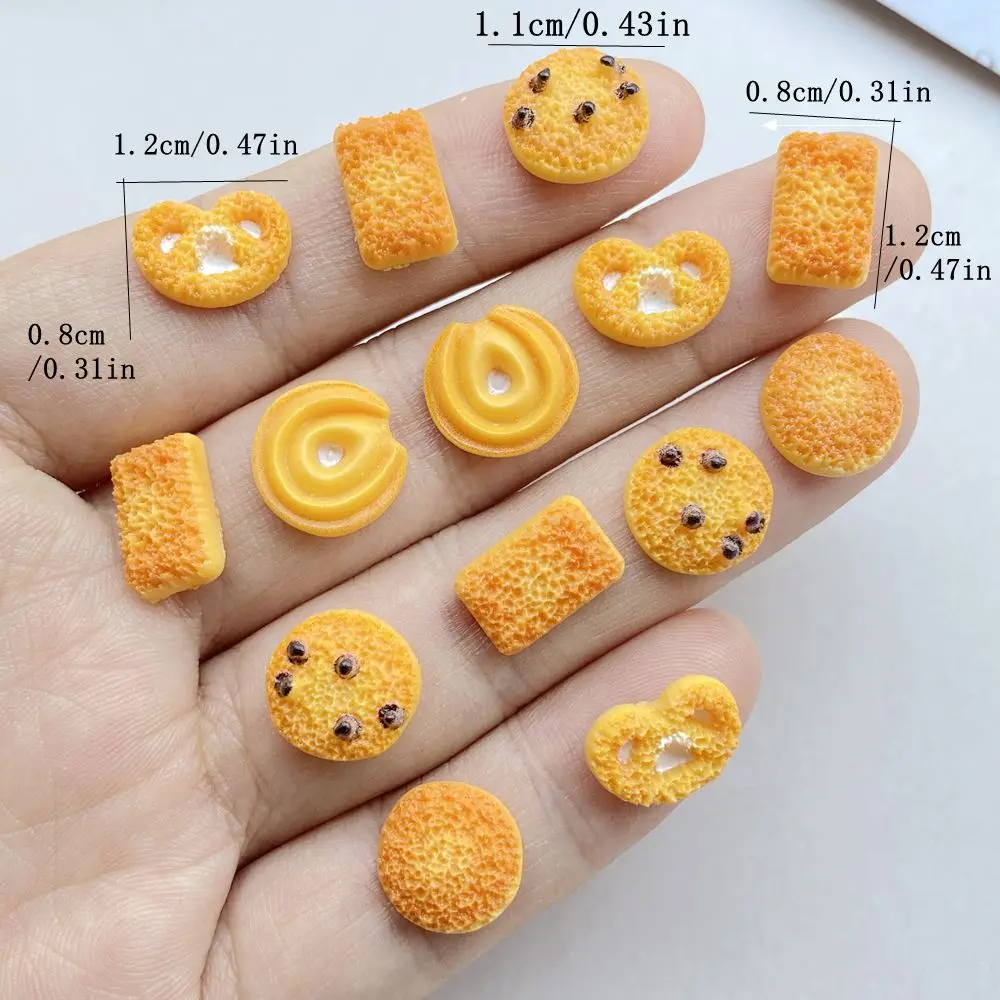 50Pcs Cute Mini Cartoon Simulated Cookies Nail Art Resin Designer Charms DIY Craft For Nail 3D Decorations Jewelry 50Pcs Cute Mini Cartoon Simulated Cookies Nail Art Resin Designer Charms DIY Craft For Nail 3D Decorations Jewelry