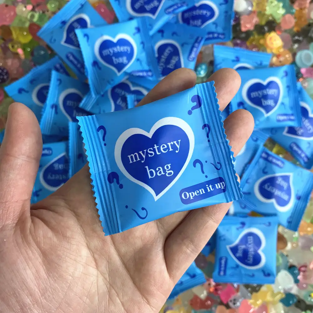 10/30/60PCS Surprise Blind Bags Luminous Animal Mushroom Figurines Miniature Mystery Bag For Potted Dollhouse Fairy Garden Decor