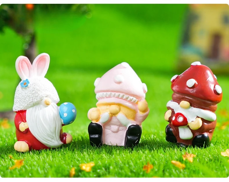 8/24PCs Mini Dwarf Doll Figurine Miniature Resin Mushroom Gnome Doll Garden Landscape Crafts Small Ornaments Desktop Decoration 8/24PCs Mini Dwarf Doll Figurine Miniature Resin Mushroom Gnome Doll Garden Landscape Crafts Small Ornaments Desktop Decoration