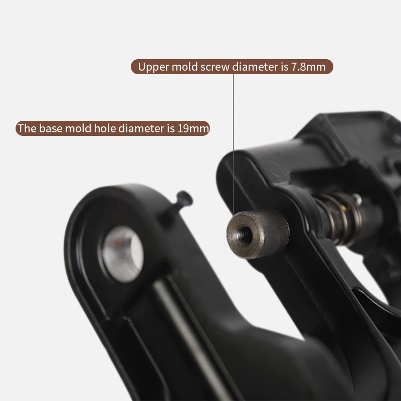 WUTA Manual Button Installation Tool Mute Punching Mushroom Rivets, Eyelet Hand Pressing (without /with Machine) DIY Craft Tools WUTA Manual Button Installation Tool Mute Punching Mushroom Rivets, Eyelet Hand Pressing (without /with Machine) DIY Craft Tools
