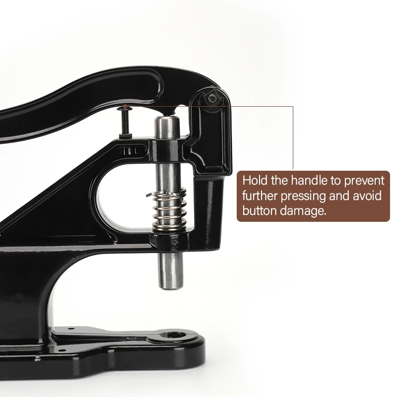 WUTA Manual Button Installation Tool Mute Punching Mushroom Rivets, Eyelet Hand Pressing (without /with Machine) DIY Craft Tools WUTA Manual Button Installation Tool Mute Punching Mushroom Rivets, Eyelet Hand Pressing (without /with Machine) DIY Craft Tools