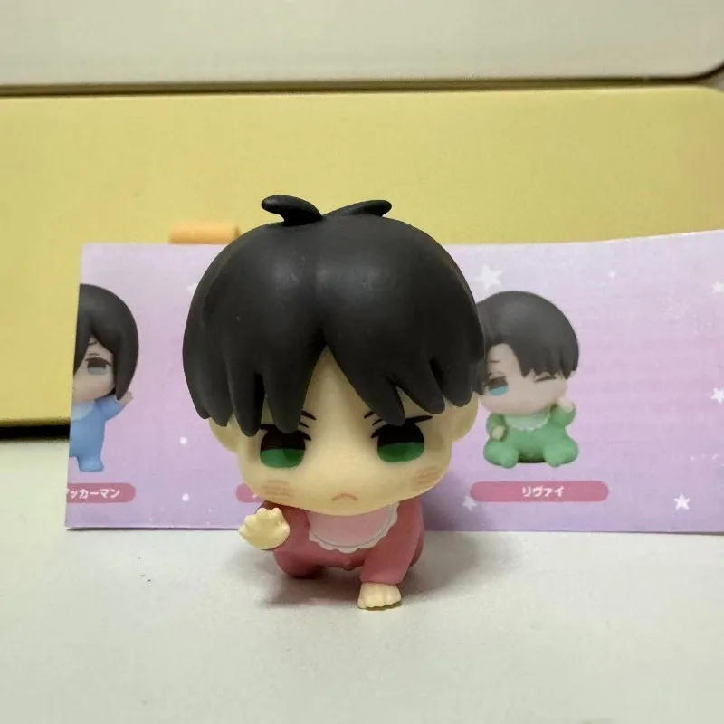 Attack on Titan Gashapon Toys Eren Jaeger Mikasa Ackerman Armin Arlert Levi Ackerman Q Version Action Figure Model Ornament Toys Attack on Titan Gashapon Toys Eren Jaeger Mikasa Ackerman Armin Arlert Levi Ackerman Q Version Action Figure Model Ornament Toys