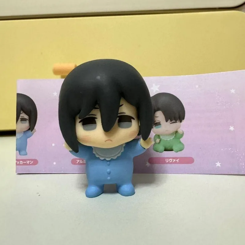 Attack on Titan Gashapon Toys Eren Jaeger Mikasa Ackerman Armin Arlert Levi Ackerman Q Version Action Figure Model Ornament Toys Attack on Titan Gashapon Toys Eren Jaeger Mikasa Ackerman Armin Arlert Levi Ackerman Q Version Action Figure Model Ornament Toys
