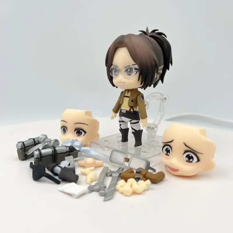 #1123 Hanji Attack on Titan Anime Figure Hange Zoe Shingeki no Kyojin Action Figure #775 Erwin Smith Figure Collectible Doll Toy