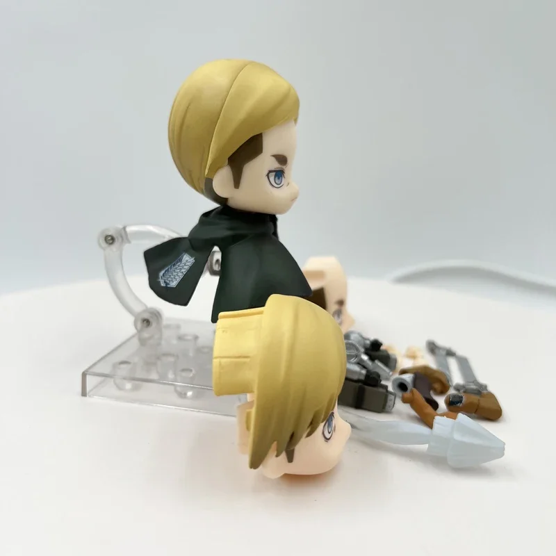 #1123 Hanji Attack on Titan Anime Figure Hange Zoe Shingeki no Kyojin Action Figure #775 Erwin Smith Figure Collectible Doll Toy