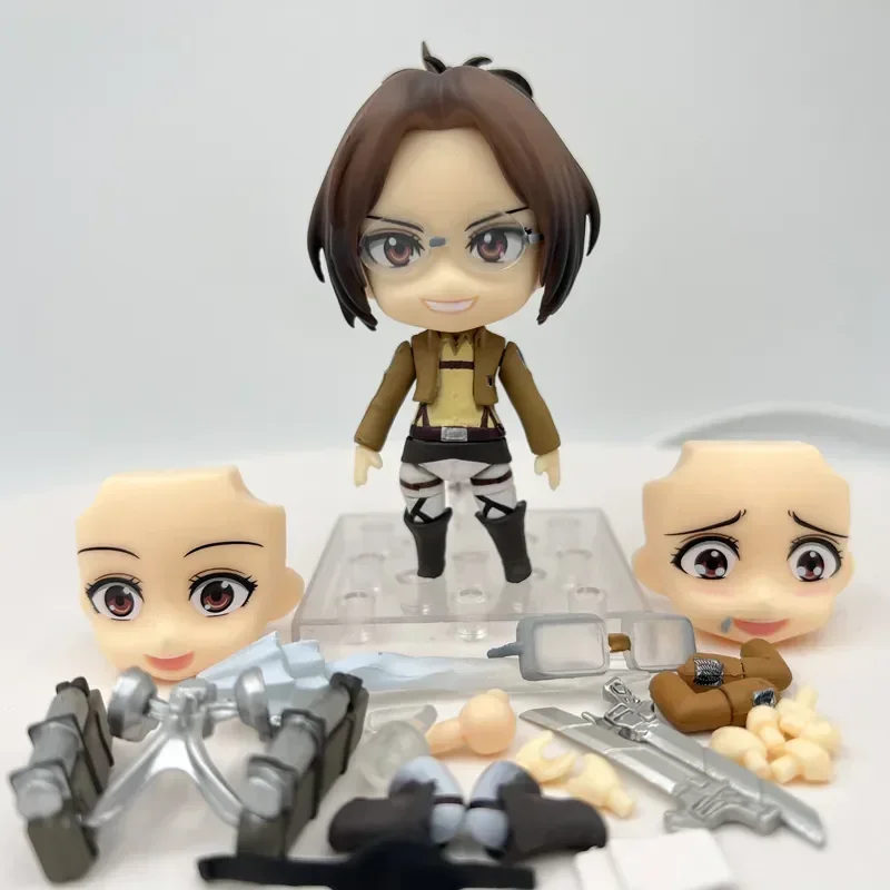 #1123 Hanji Attack on Titan Anime Figure Hange Zoe Shingeki no Kyojin Action Figure #775 Erwin Smith Figure Collectible Doll Toy