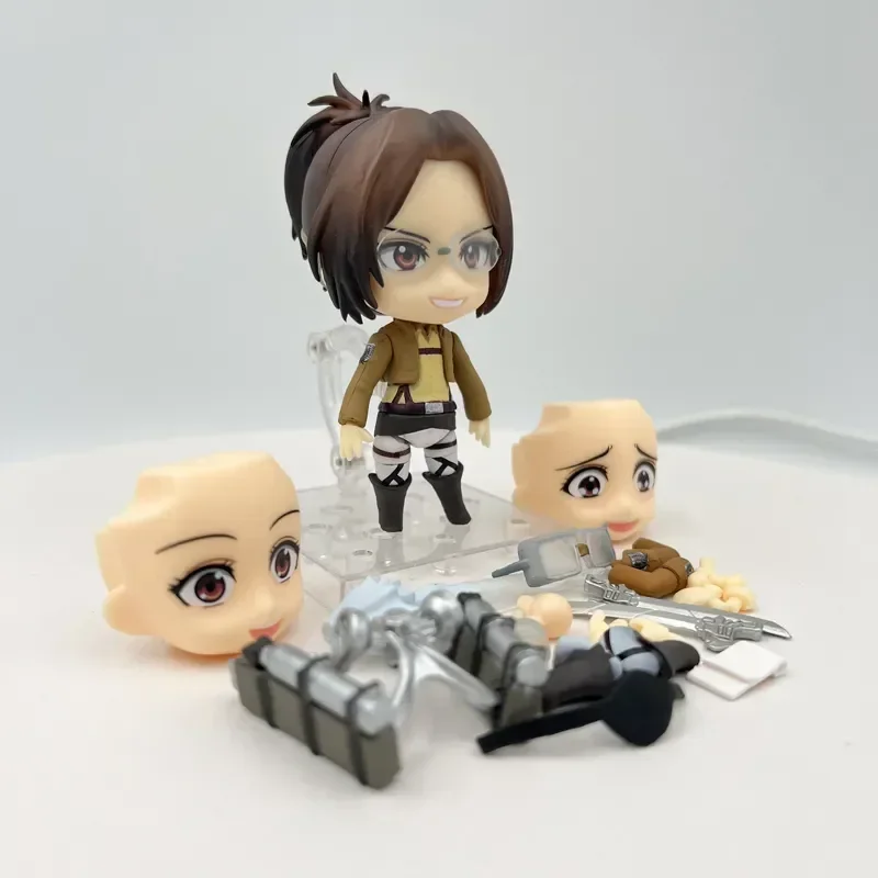 #1123 Hanji Attack on Titan Anime Figure Hange Zoe Shingeki no Kyojin Action Figure #775 Erwin Smith Figure Collectible Doll Toy