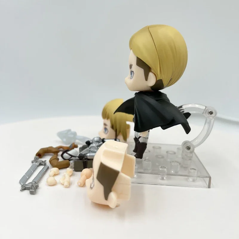 #1123 Hanji Attack on Titan Anime Figure Hange Zoe Shingeki no Kyojin Action Figure #775 Erwin Smith Figure Collectible Doll Toy