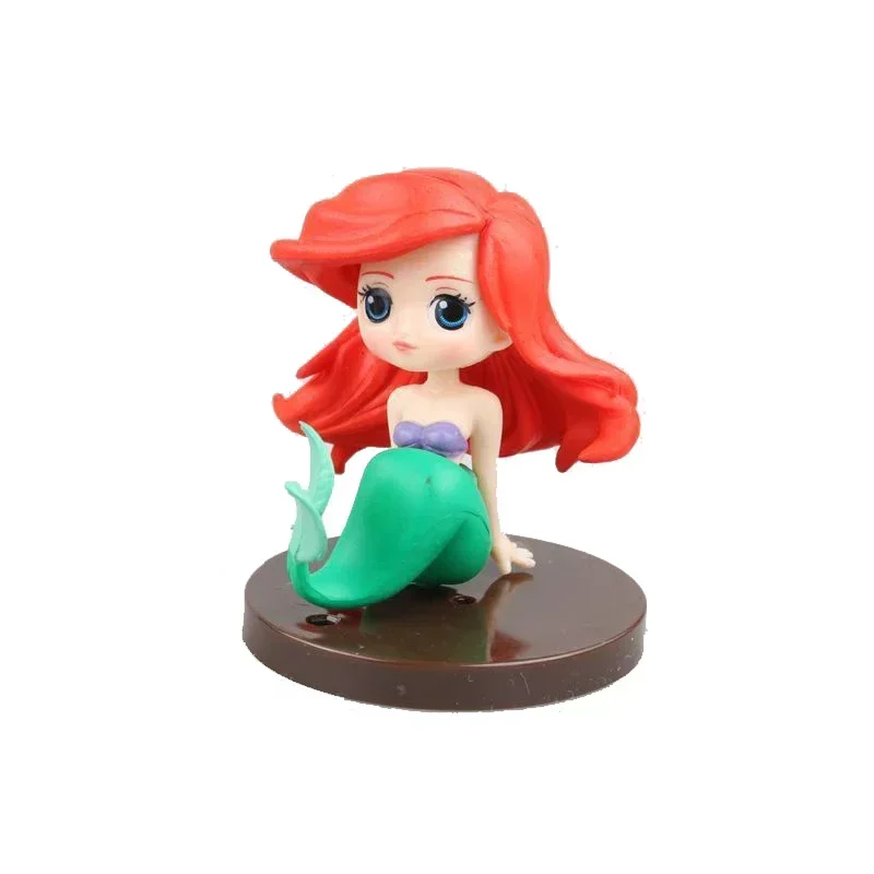 Disney high quality 8Pcs/Set Kawaii Q Snow White Princess Action Figure Ariel Belle Rapunzel Mermaid Toys Models Girls gift Disney high quality 8Pcs/Set Kawaii Q Snow White Princess Action Figure Ariel Belle Rapunzel Mermaid Toys Models Girls gift