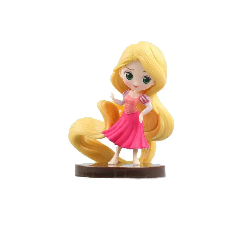Disney high quality 8Pcs/Set Kawaii Q Snow White Princess Action Figure Ariel Belle Rapunzel Mermaid Toys Models Girls gift Disney high quality 8Pcs/Set Kawaii Q Snow White Princess Action Figure Ariel Belle Rapunzel Mermaid Toys Models Girls gift