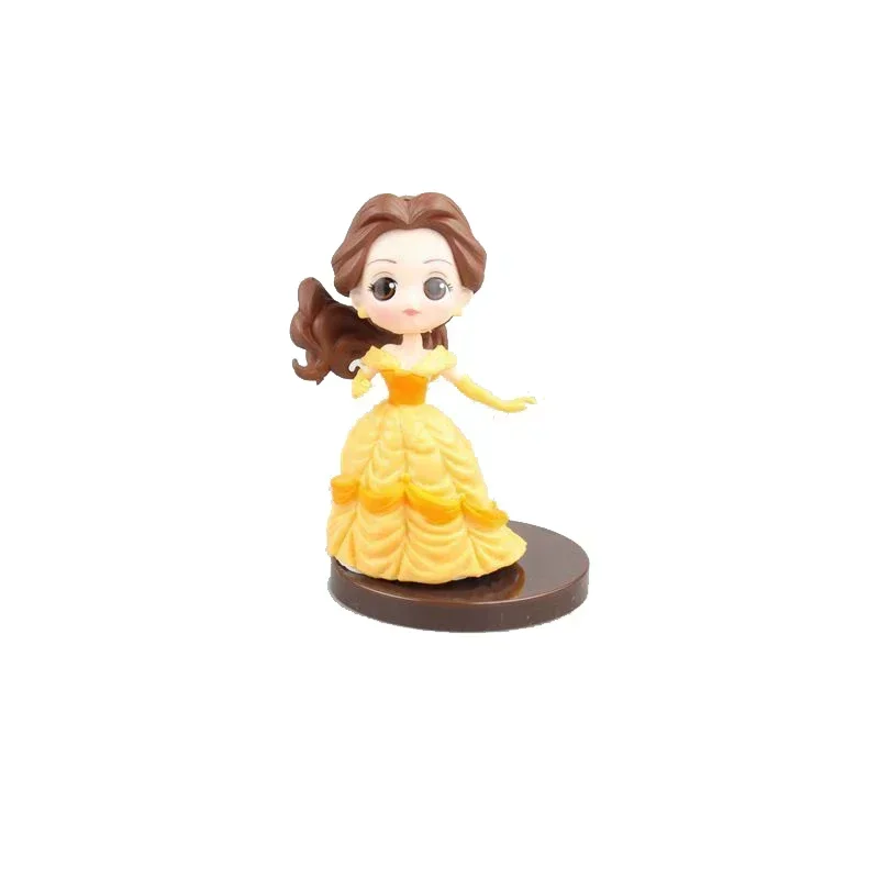 Disney high quality 8Pcs/Set Kawaii Q Snow White Princess Action Figure Ariel Belle Rapunzel Mermaid Toys Models Girls gift Disney high quality 8Pcs/Set Kawaii Q Snow White Princess Action Figure Ariel Belle Rapunzel Mermaid Toys Models Girls gift
