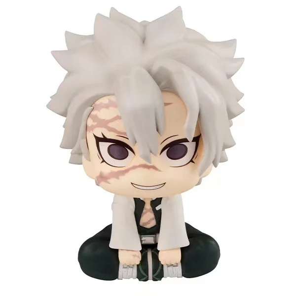 10CM Demon Slayer Anime Figure Kanroji Mitsuri Shinazugawa Sanemi Kawaii Q Ver Action Figure Model Toys Collection Doll Kid Gift