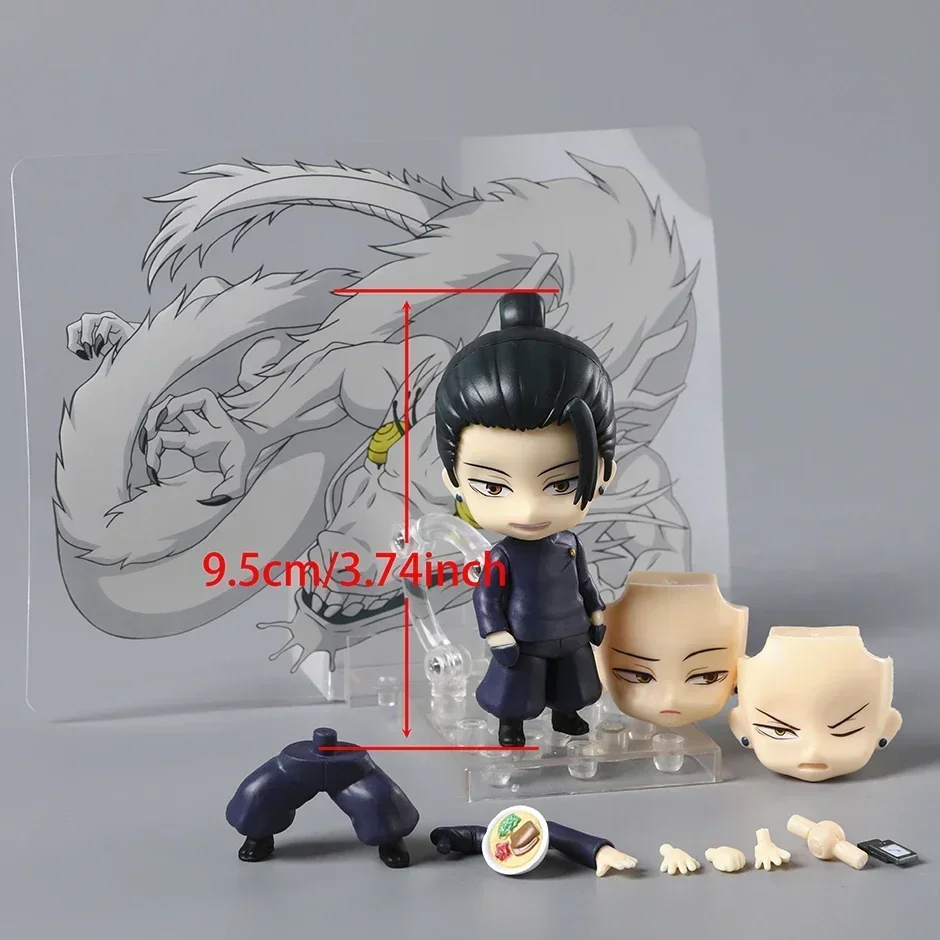 Suguru Geto #2206 Tokyo Jujutsu High School Ver. Q Anime Action Figure Model Toy Face Change Assembly Cute Toys
