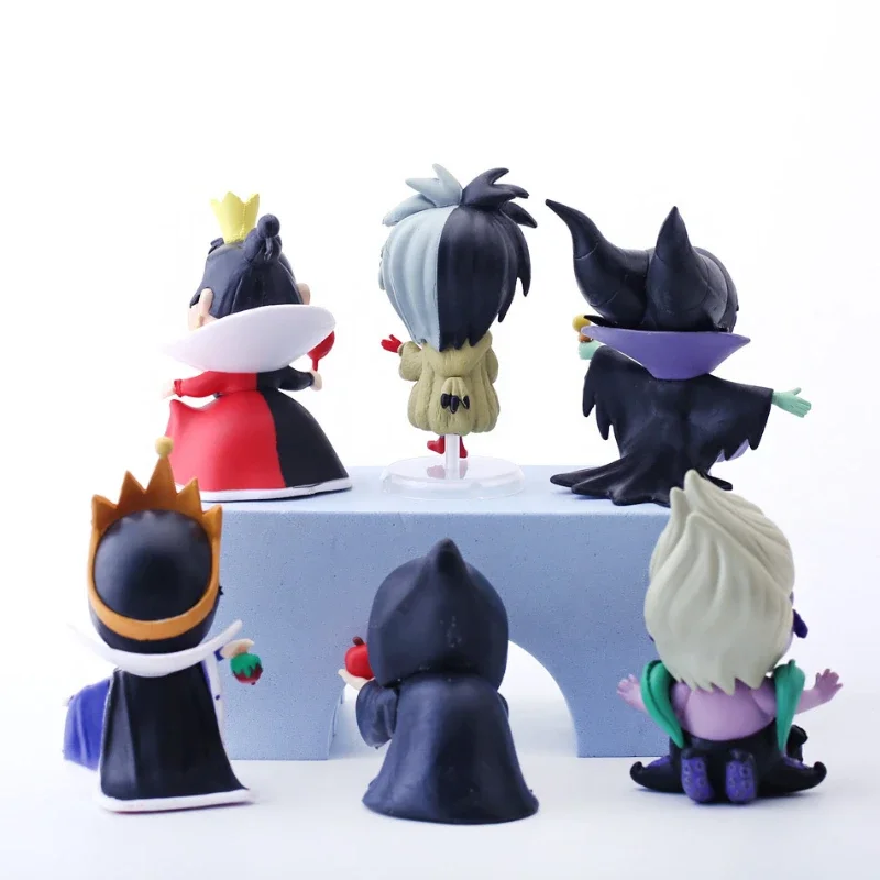 6pcs/set Disney Maleficent PVC Action Figure Dolls Villains Series Evil Queen Model Car Ornament Kids Toys Cake Decoration Gifts 6pcs/set Disney Maleficent PVC Action Figure Dolls Villains Series Evil Queen Model Car Ornament Kids Toys Cake Decoration Gifts