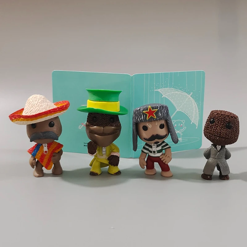 Little Big Planet Sackboy Action Figure Game Periphery Model Toys Cute Doll Key Chain Pendant Decorations Collectable Kid Gifts Little Big Planet Sackboy Action Figure Game Periphery Model Toys Cute Doll Key Chain Pendant Decorations Collectable Kid Gifts