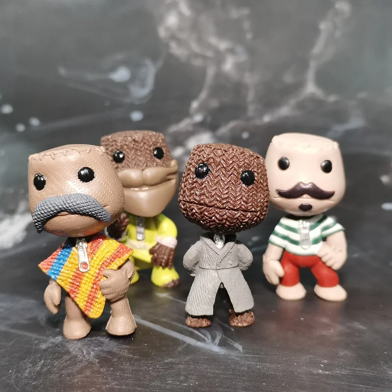 Little Big Planet Sackboy Action Figure Game Periphery Model Toys Cute Doll Key Chain Pendant Decorations Collectable Kid Gifts Little Big Planet Sackboy Action Figure Game Periphery Model Toys Cute Doll Key Chain Pendant Decorations Collectable Kid Gifts