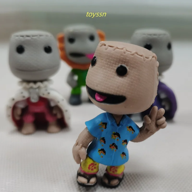 Little Big Planet Sackboy Action Figure Game Periphery Model Toys Cute Doll Key Chain Pendant Decorations Collectable Kid Gifts Little Big Planet Sackboy Action Figure Game Periphery Model Toys Cute Doll Key Chain Pendant Decorations Collectable Kid Gifts