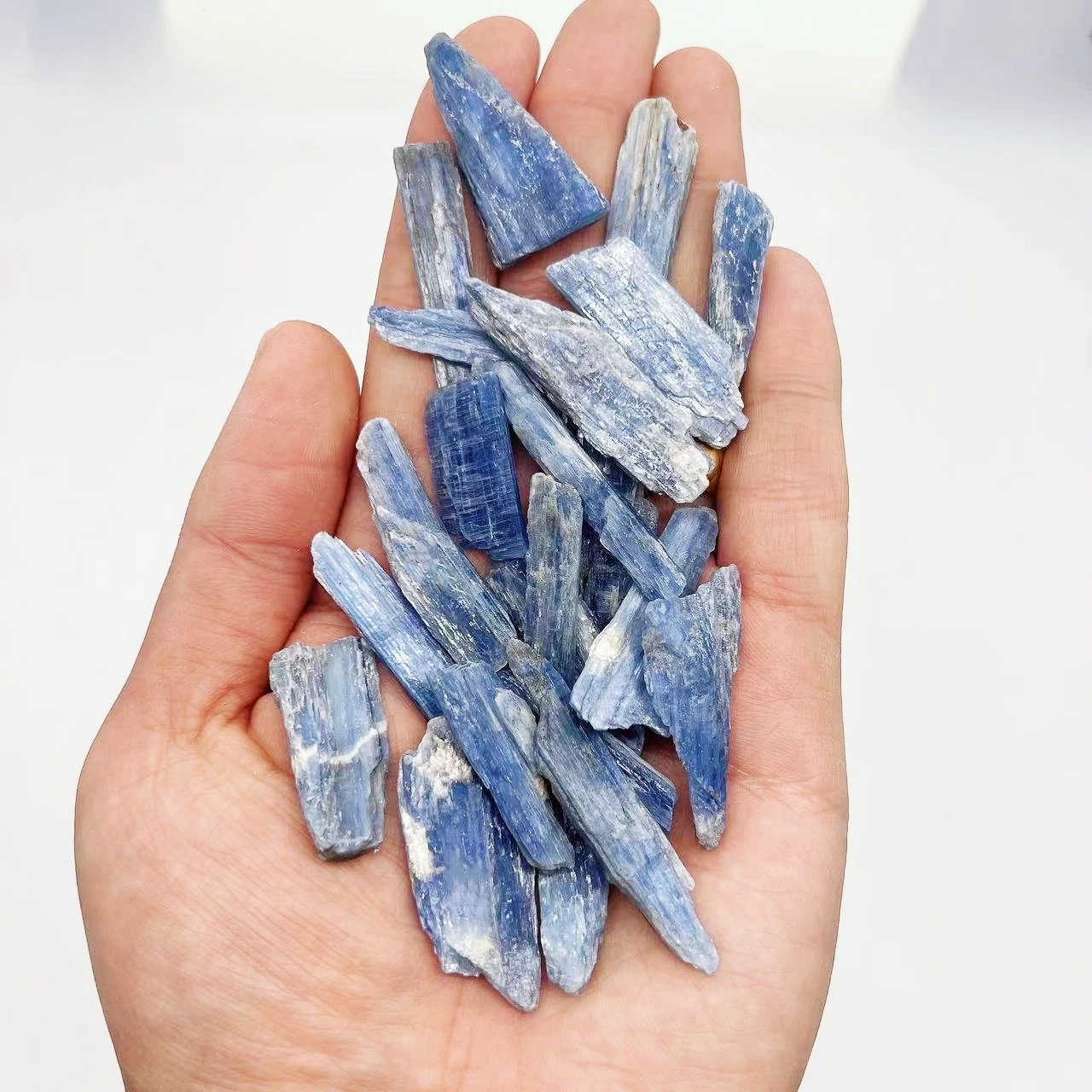 Natural Kyanite Strip Crystal Quartz Blue Raw Stone Mineral Specimen Reiki Healing DIY Gemstone Crystals Chip Home Decor Gift