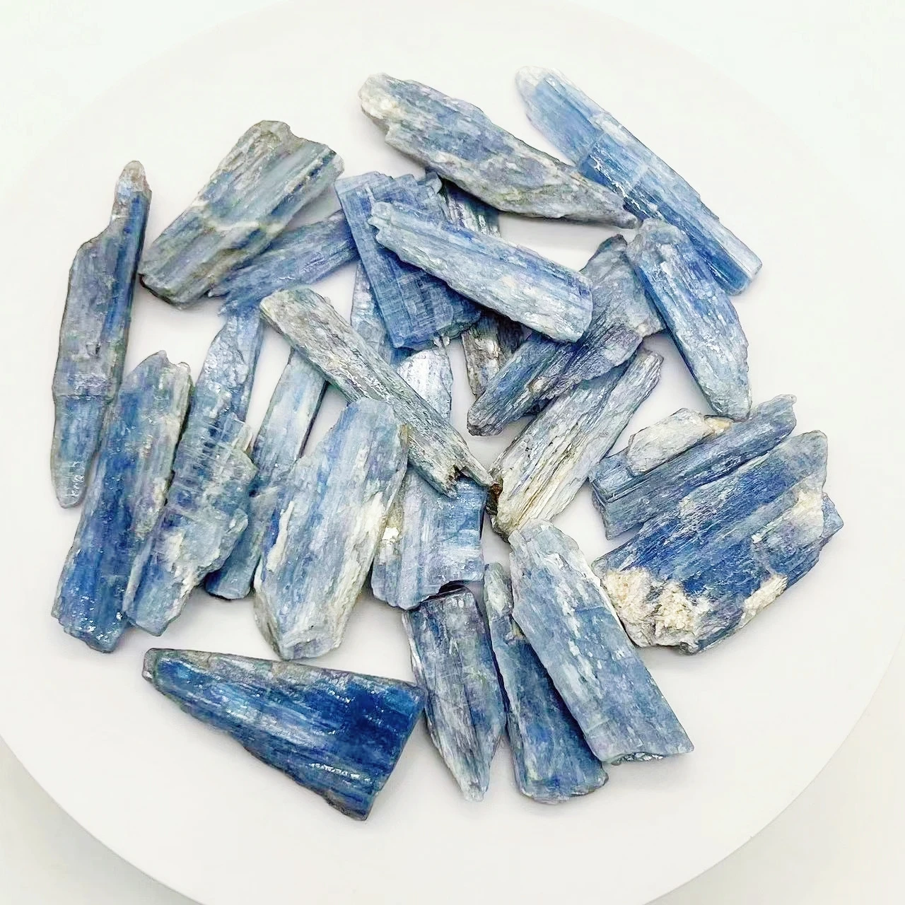 Natural Kyanite Strip Crystal Quartz Blue Raw Stone Mineral Specimen Reiki Healing DIY Gemstone Crystals Chip Home Decor Gift