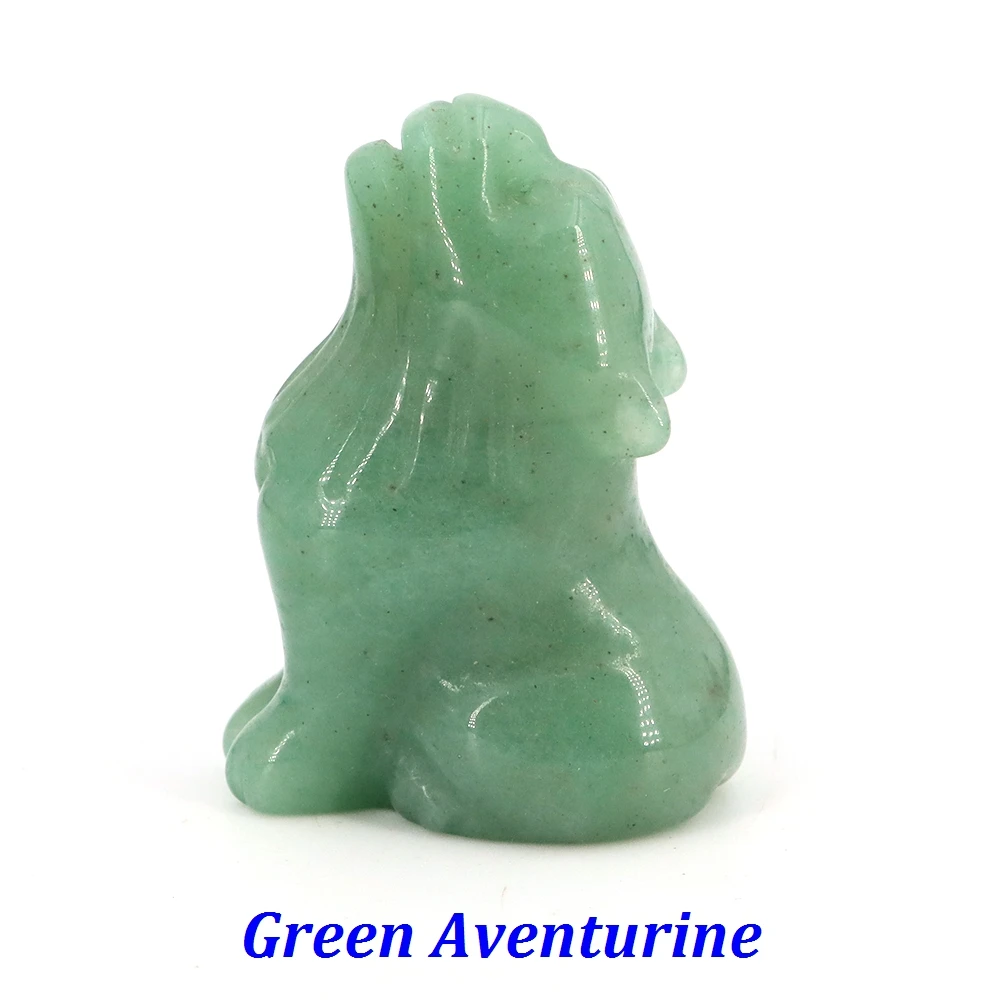 Wolf Statue Healing Crystal Carved Natural Stone Quartz Labradorite Animal Figurine Craft Chakra Meditation Home Decoration Gift Wolf Statue Healing Crystal Carved Natural Stone Quartz Labradorite Animal Figurine Craft Chakra Meditation Home Decoration Gift