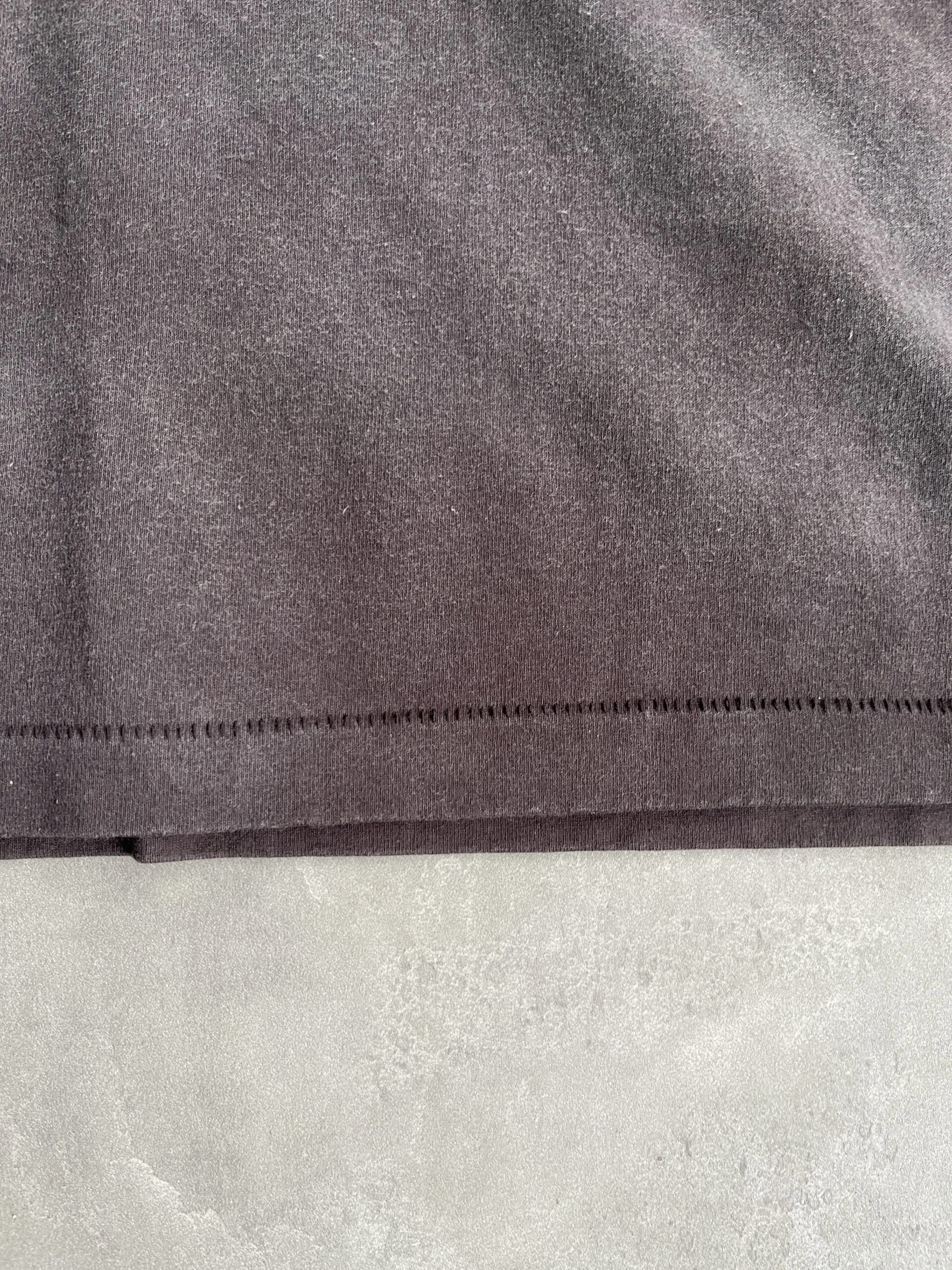 New High Quality SAINT Angel Baby Pattern Printed Retro Vintage High Street Loose Washed Short Sleeve Cotton Oversize T-shirt