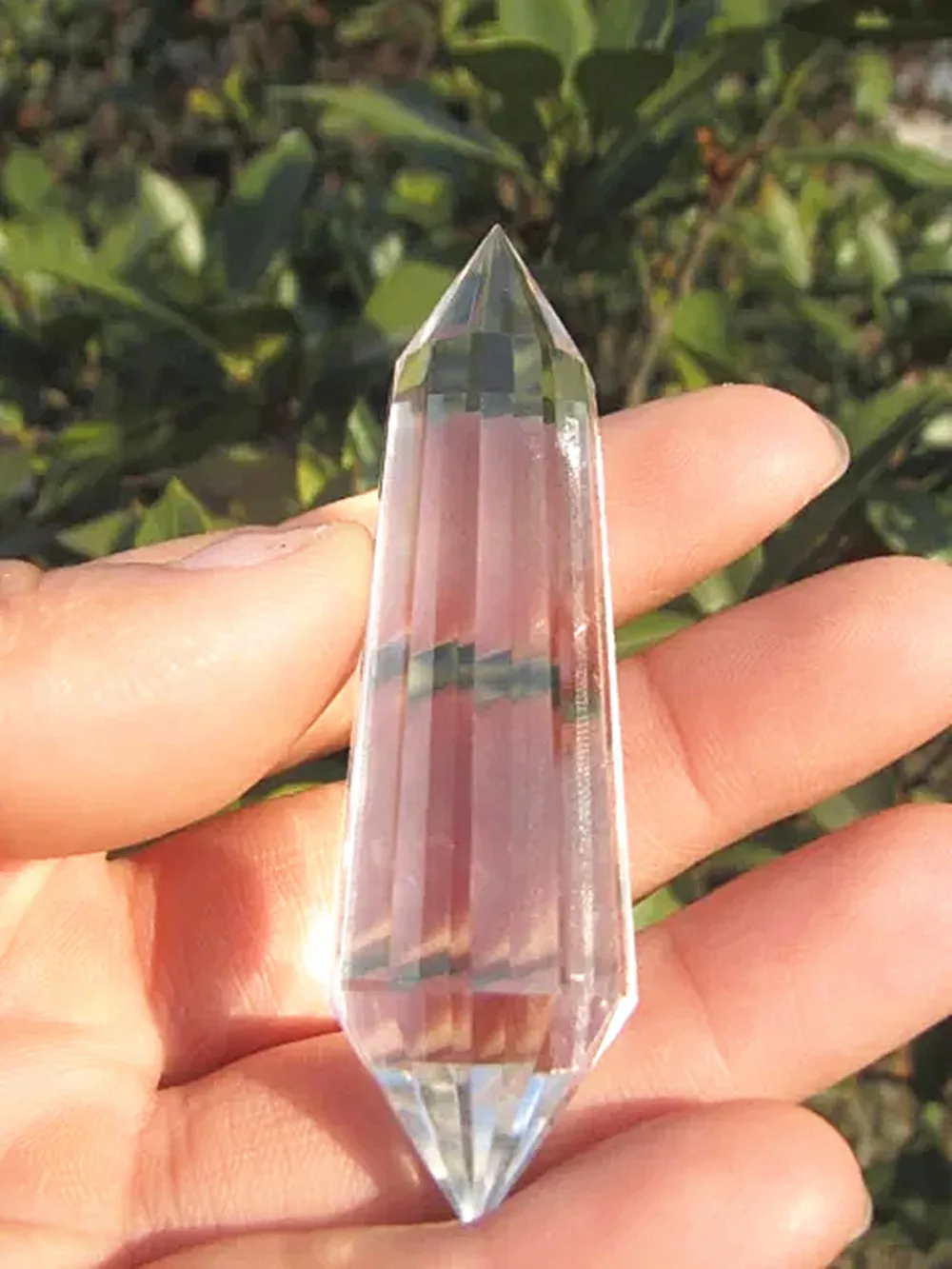 12 sided Clear Natural QUARTZ CRYSTAL Vogel Style Wand Point Healing 70mm 12 sided Clear Natural QUARTZ CRYSTAL Vogel Style Wand Point Healing 70mm