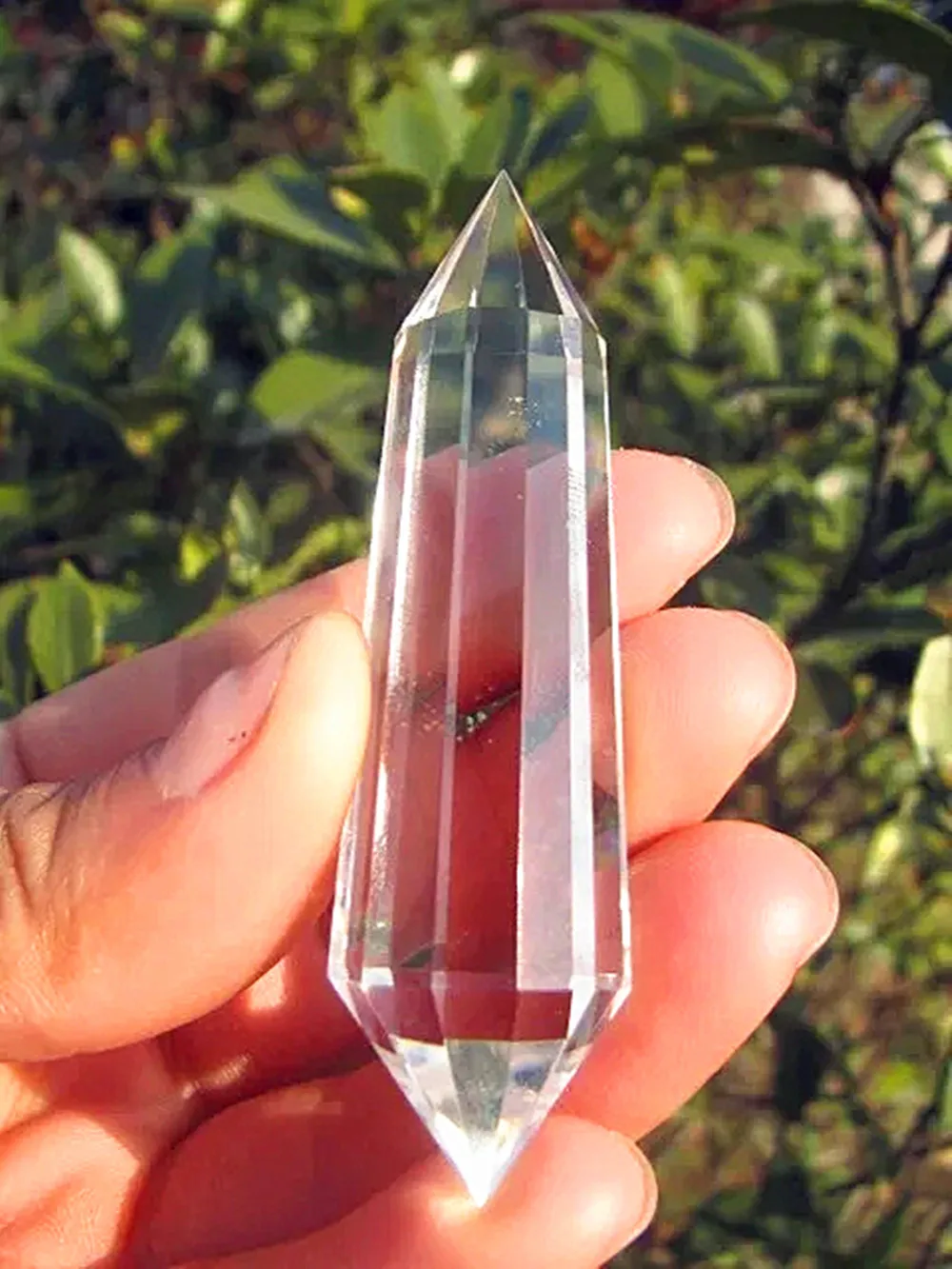 12 sided Clear Natural QUARTZ CRYSTAL Vogel Style Wand Point Healing 70mm 12 sided Clear Natural QUARTZ CRYSTAL Vogel Style Wand Point Healing 70mm