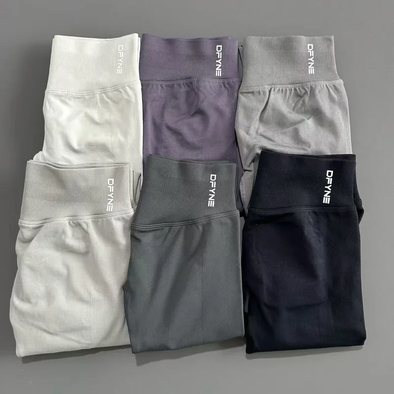 DFYNE Impact Leggings Women High Elasticity Sports Shorts Butt Lifting Yoga Pant Seamless Tummy Control Fitness Workout Leggings DFYNE Impact Leggings Women High Elasticity Sports Shorts Butt Lifting Yoga Pant Seamless Tummy Control Fitness Workout Leggings