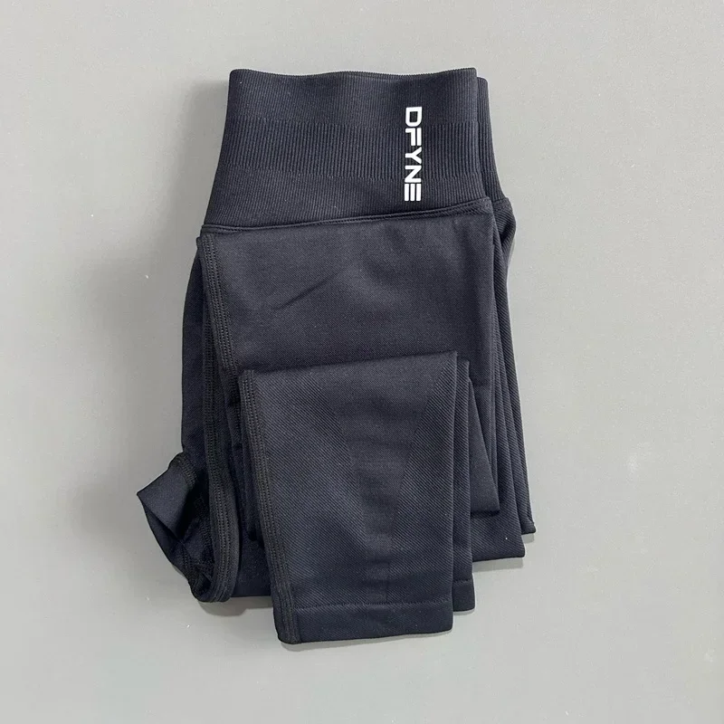 DFYNE Impact Leggings Women High Elasticity Sports Shorts Butt Lifting Yoga Pant Seamless Tummy Control Fitness Workout Leggings DFYNE Impact Leggings Women High Elasticity Sports Shorts Butt Lifting Yoga Pant Seamless Tummy Control Fitness Workout Leggings