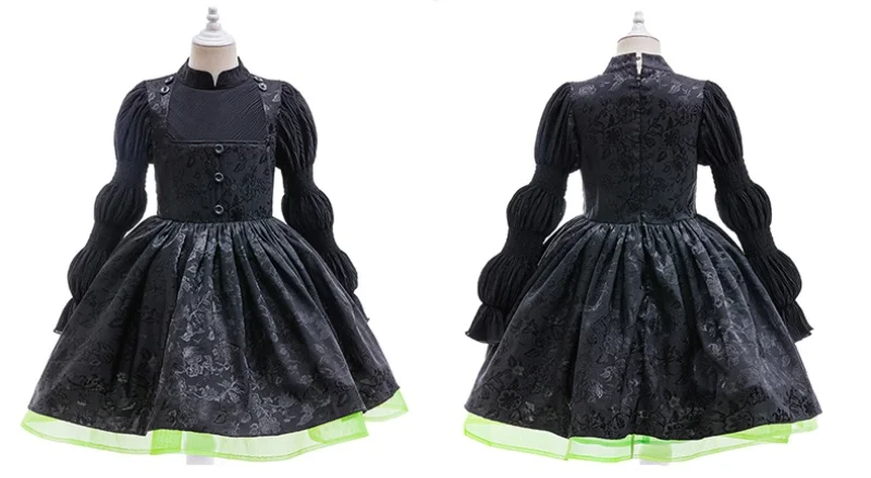 Girl Princess Dress Magic Wicked Witch Cosplay Costume Birthday Party Stage Performance Costume Halloween Carnival Kids Dress Up Girl Princess Dress Magic Wicked Witch Cosplay Costume Birthday Party Stage Performance Costume Halloween Carnival Kids Dress Up