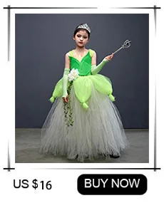 Fairytale Green Witch Dress with Hat Broom Glamour Kids Halloween Fancy Gown Tutu Robe Costume Gothic Girls Cosplay Clothing