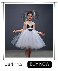 Fairytale Green Witch Dress with Hat Broom Glamour Kids Halloween Fancy Gown Tutu Robe Costume Gothic Girls Cosplay Clothing