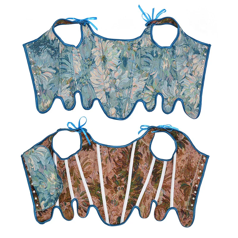 Fashion Lolita Shirt Women Tank Tops Camis Harajuku Vintage y2k Corset Woman Clothing Blusas Sexy Ladies Crop Top Camiseta Mujer