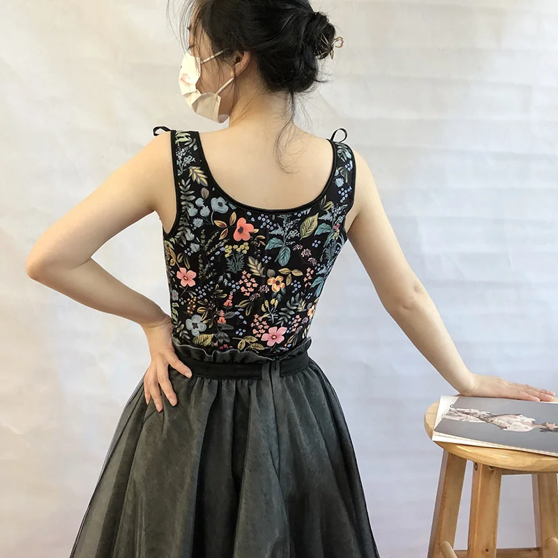 Fashion Lolita Shirt Women Tank Tops Camis Harajuku Vintage y2k Corset Woman Clothing Blusas Sexy Ladies Crop Top Camiseta Mujer