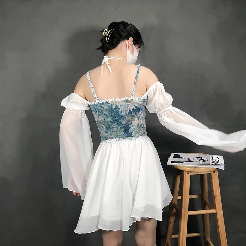 Fashion Lolita Shirt Women Tank Tops Camis Harajuku Vintage y2k Corset Woman Clothing Blusas Sexy Ladies Crop Top Camiseta Mujer