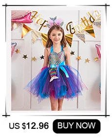 Girls Gothic Halloween Ghost Witch Costume Flare Sleeve Kids Gown Robe Tutu Dress with Witch Hat for Purim Carnival Party