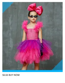 Glittery Black & Purple Kids Evil Witch Tutu Dress Girls Dark Fairy Witch Tutu Halloween Cosplay Costume With Horns and Wings