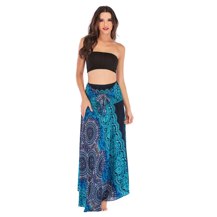 Ethnic Style Fashion Skirts Women Clothes Roupas Saia Bottom Skirt Woman Long Jupe Bohemian Boho Flowers Elastic Waist Faldas Ethnic Style Fashion Skirts Women Clothes Roupas Saia Bottom Skirt Woman Long Jupe Bohemian Boho Flowers Elastic Waist Faldas