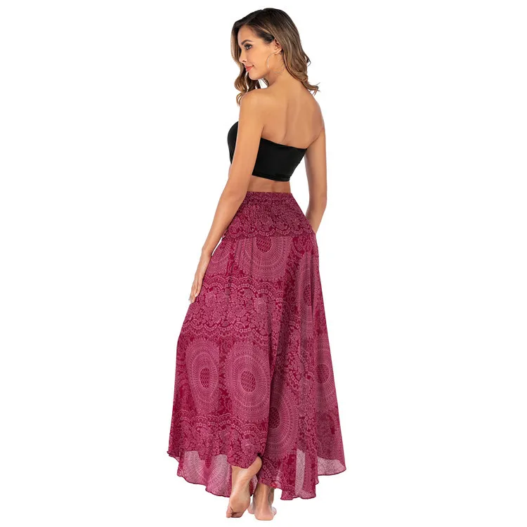 Ethnic Style Fashion Skirts Women Clothes Roupas Saia Bottom Skirt Woman Long Jupe Bohemian Boho Flowers Elastic Waist Faldas Ethnic Style Fashion Skirts Women Clothes Roupas Saia Bottom Skirt Woman Long Jupe Bohemian Boho Flowers Elastic Waist Faldas