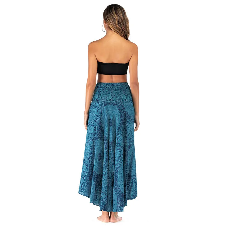 Ethnic Style Fashion Skirts Women Clothes Roupas Saia Bottom Skirt Woman Long Jupe Bohemian Boho Flowers Elastic Waist Faldas Ethnic Style Fashion Skirts Women Clothes Roupas Saia Bottom Skirt Woman Long Jupe Bohemian Boho Flowers Elastic Waist Faldas