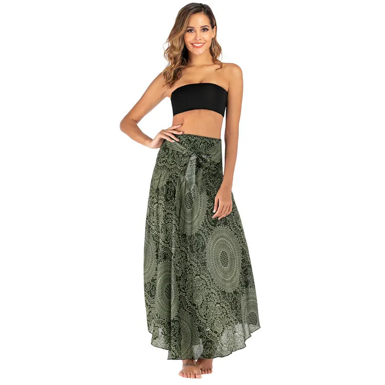 Ethnic Style Fashion Skirts Women Clothes Roupas Saia Bottom Skirt Woman Long Jupe Bohemian Boho Flowers Elastic Waist Faldas Ethnic Style Fashion Skirts Women Clothes Roupas Saia Bottom Skirt Woman Long Jupe Bohemian Boho Flowers Elastic Waist Faldas