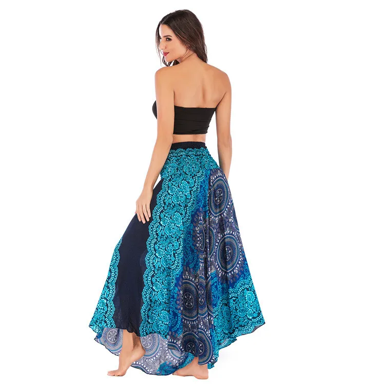 Ethnic Style Fashion Skirts Women Clothes Roupas Saia Bottom Skirt Woman Long Jupe Bohemian Boho Flowers Elastic Waist Faldas Ethnic Style Fashion Skirts Women Clothes Roupas Saia Bottom Skirt Woman Long Jupe Bohemian Boho Flowers Elastic Waist Faldas